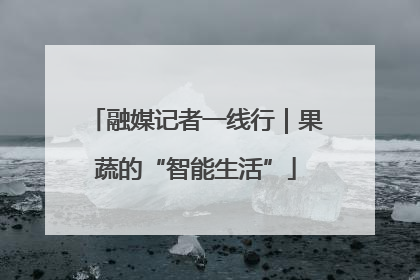 融媒记者一线行｜果蔬的“智能生活”