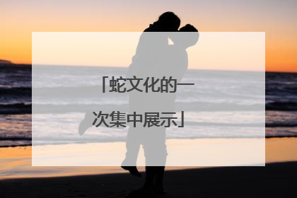 蛇文化的一次集中展示