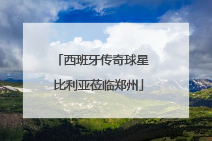 西班牙传奇球星 比利亚莅临郑州
