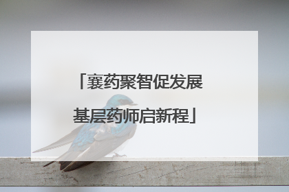 襄药聚智促发展 基层药师启新程