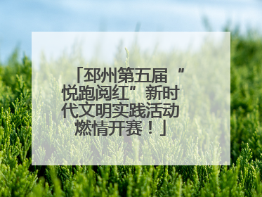 邳州第五届“悦跑阅红”新时代文明实践活动燃情开赛！