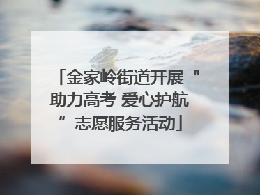 金家岭街道开展“助力高考 爱心护航”志愿服务活动