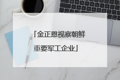 金正恩视察朝鲜重要军工企业