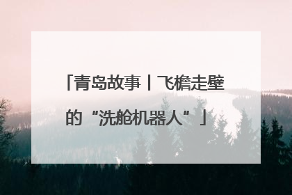 青岛故事丨飞檐走壁的“洗舱机器人”