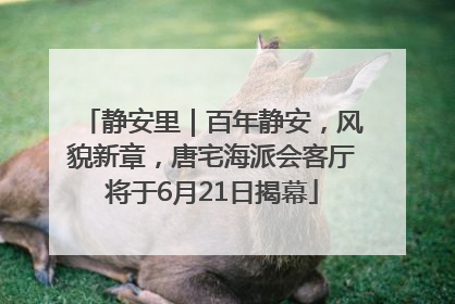 静安里｜百年静安，风貌新章，唐宅海派会客厅将于6月21日揭幕