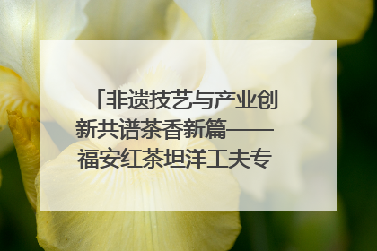 非遗技艺与产业创新共谱茶香新篇——福安红茶坦洋工夫专场推介会在京举办