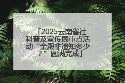 2025云南省社科普及宣传周重点活动“金殿非遗知多少？”圆满完成