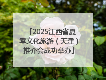 2025江西省夏季文化旅游（天津）推介会成功举办
