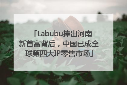 Labubu捧出河南新首富背后，中国已成全球第四大IP零售市场